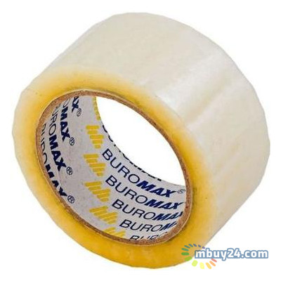 Скотч Buromax JOBMAX Packing tape 48мм x 50яр х 40мкм Clear (BM.7010-00) фото №1