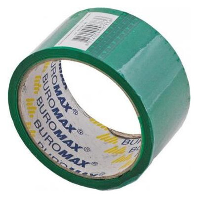 Скотч Buromax Packing tape 48мм x 35м х 43мкм green (BM.7007-04) фото №1