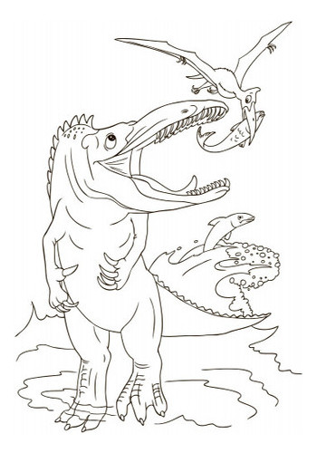 Велика книга розмальовок Ranok Creative Динозаври рус (670016) фото №3