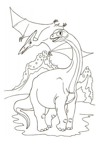 Велика книга розмальовок Ranok Creative Динозаври рус (670016) фото №2