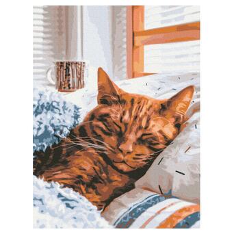 Картина за номерами Brushme Ранкова котик RBS52320 40х50 см фото №1