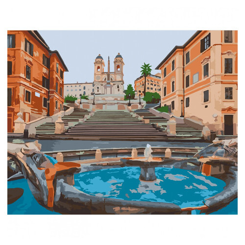 Картина за номерами Art Craft Площа Іспанії у Римі (11228-AC) фото №1