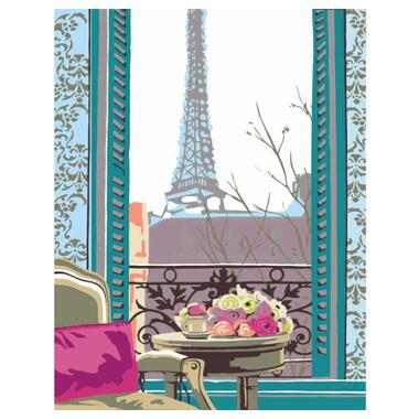 Картина за номерами Rosa Star Сніданок у Парижі, техніка акриловий живопис (4823098501374) фото №1