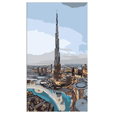 Картина за номерами Strateg Сучасні Дубаї розміром 50х25 см (WW211) фото №1