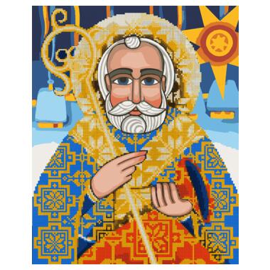 Картина за номерами з алмазною мозаїкою SANTI Святий Миколай 40*50 см ©mosyakart (954695) фото №1
