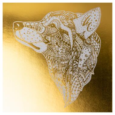 Розмальовка антистрес SANTI Animals золота 24 арк. (742951) фото №2