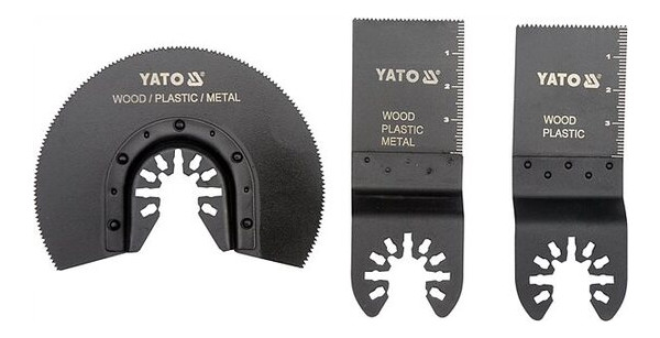 Пилки-насадки Yato для реноватора 3шт (YT-34691) фото №1