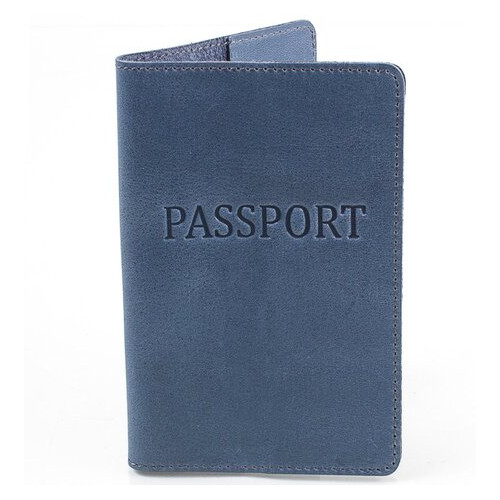 Чоловіча шкіряна обкладинка для паспорта DNK Leather DNK-Pasport-Hcol-B фото №1