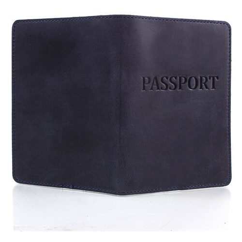 Чоловіча шкіряна обкладинка для паспорта DNK Leather DNK-Pasport-Hcol-K фото №2