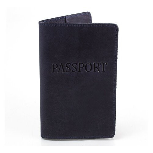 Чоловіча шкіряна обкладинка для паспорта DNK Leather DNK-Pasport-Hcol-K фото №1