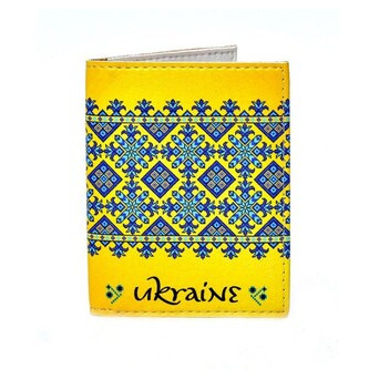 Обкладинка на ID паспорт Вишиванка Україна (P-7444) фото №1