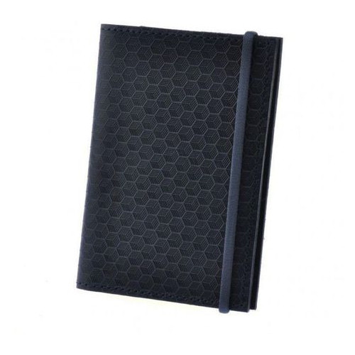 Чоловічі шкіряні обкладинки для паспорта 2.0 Карбон синій Blank Note BN-OP-2-nn-karbon фото №5