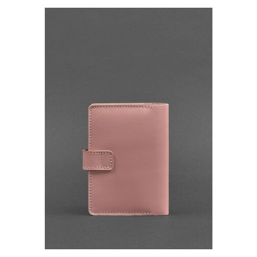 Шкіряна обкладинка для паспорта 3.0 рожева BlankNote (BN-OP-3-pink-peach) фото №4