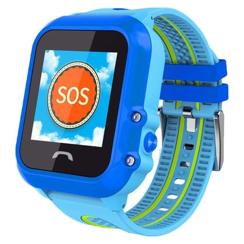 Смарт-годинник UWatch DF27 Kid waterproof smart watch Blue фото №1