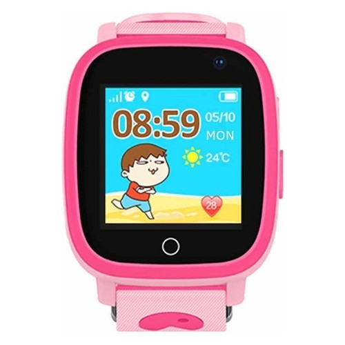 Смарт-годинник UWatch Q11 Kid smart watch Pink фото №2