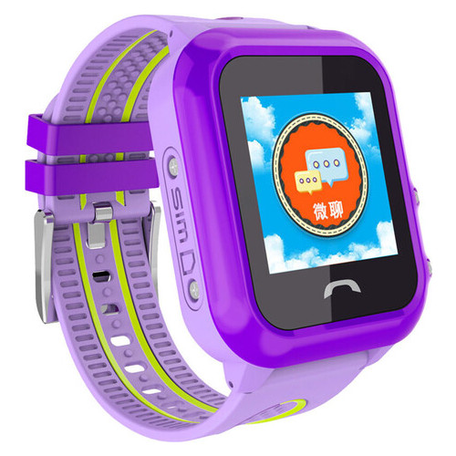 Смарт-годинник UWatch DF27 Kid waterproof smart watch Violet фото №1