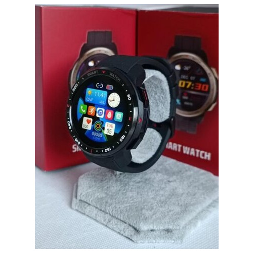 Смарт-годинник Uwatch MT12 Black із вбудованою пам'яттю 8GB та можливістю підключення блютуз навушників фото №8