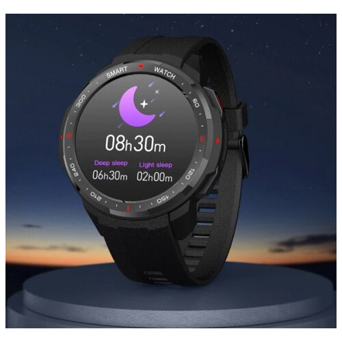 Смарт-годинник Uwatch MT12 Black із вбудованою пам'яттю 8GB та можливістю підключення блютуз навушників фото №4