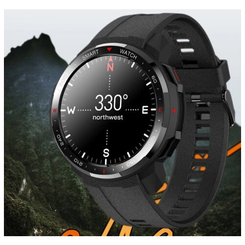 Смарт-годинник Uwatch MT12 Black із вбудованою пам'яттю 8GB та можливістю підключення блютуз навушників фото №3