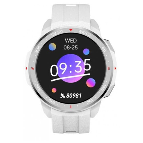 Смарт-годинник Uwatch MT12 White з вбудованою пам'яттю 8GB та можливістю підключення блютуз навушників фото №1