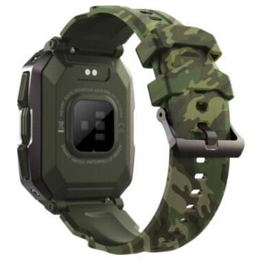 Смарт-годинник Uwatch C20 Green Camouflage фото №2