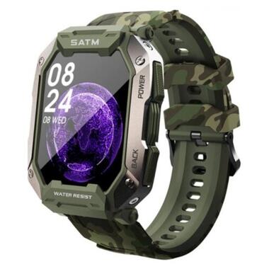 Смарт-годинник Uwatch C20 Black Camouflage (другий комплект, два ремешки) фото №1