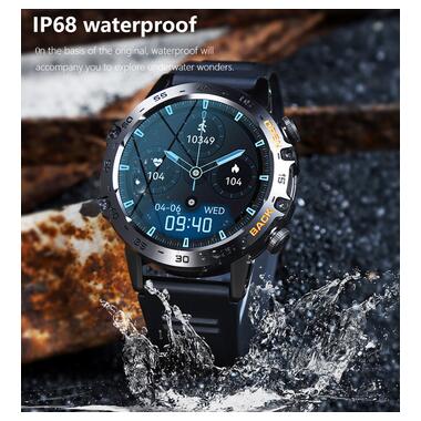 Смарт-годинник Uwatch Smart Delta K52 Black, 2 ремінці (1612) фото №10