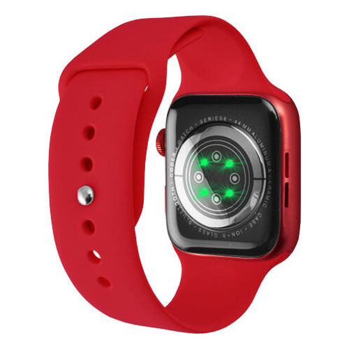 Смарт-годинник Apl Watch PL-6 PRO Ultra copy 44mm Aluminium 2 браслета беспроводная зарядка red (8240) фото №6