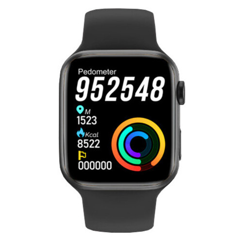 Смарт-годинник Apl Watch Series 6 HW22 Pro 44mm Aluminium беспроводная зарядка black (8219) фото №4