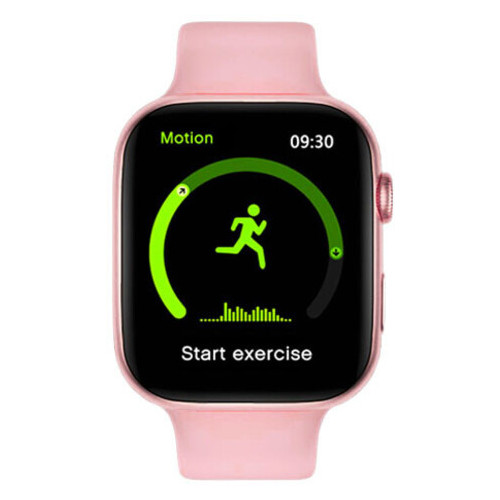 Смарт-годинник Apl Watch Series 6 M26 PLUS 44mm Aluminium бездротова зарядка pink (8215) фото №5