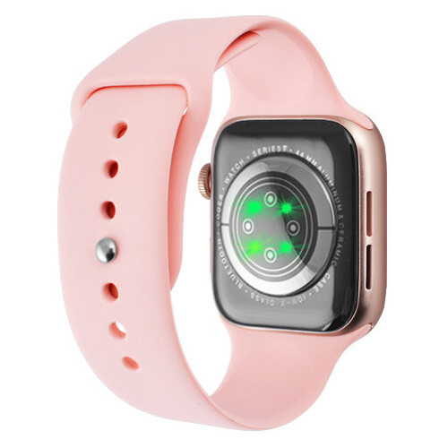 Смарт-годинник Apl Watch Series 7  W78Pro 44mm Aluminium беспроводная зарядка pink (8223) фото №4