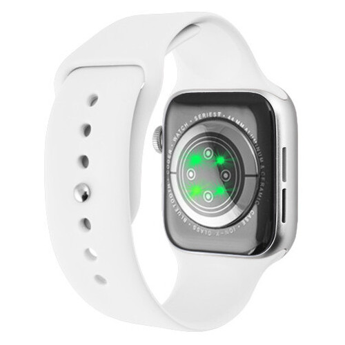 Смарт-годинник Apl Watch Series 7  W78Pro 44mm Aluminium беспроводная зарядка white (8222) фото №4