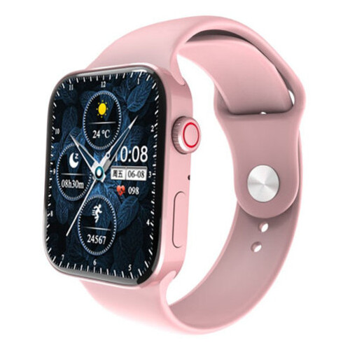 Смарт-годинник Apl Watch Series 7 N76 44mm Aluminium голосовой вызов беспроводная зарядка pink (8628) фото №1