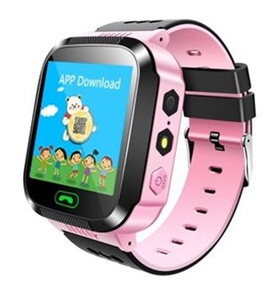 Дитячий GPS годинник-телефон GOGPS ME K12 Розовый (K12PK) фото №1