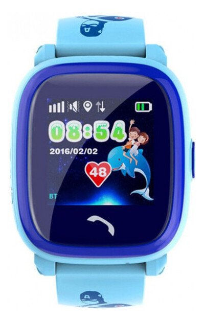 Дитячий GPS годинник-телефон GOGPS ME K25 Синий (K25BL) фото №1