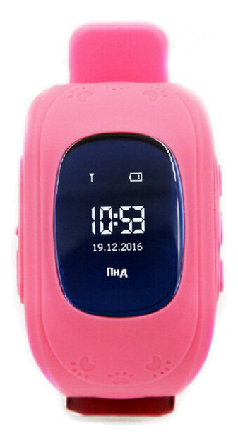 Дитячий GPS годинник-телефон GOGPS ME K50 Рожевий (K50PK) фото №1