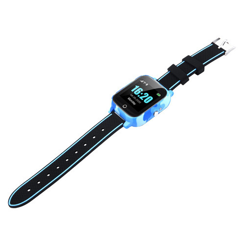 Телефон-годинник з GPS трекером GOGPS T01 Термометр синій (T01BL) фото №6