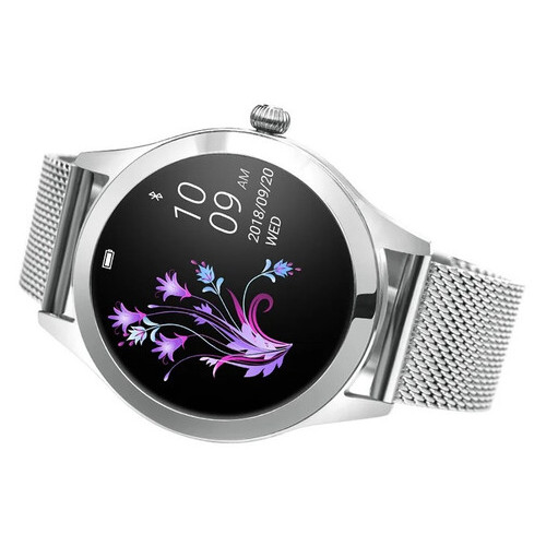 Смарт годинник King Wear KW10 Metal із захистом від води Сріблястий фото №2