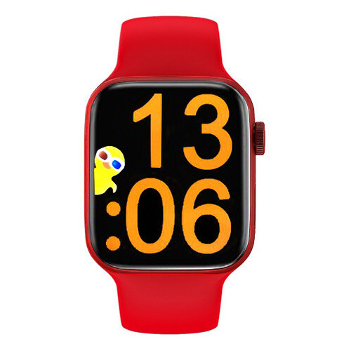 Смарт-годинник Smart Watch Series 6 M443, 44mm Aluminium, Viber, бездротова зарядка, red (8158) фото №4