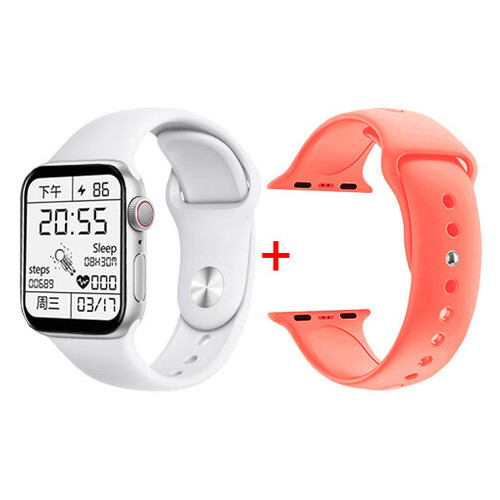 Смарт-годинник Smart Watch Series 6 Z32 PRO, 44mm Aluminium, 2 ремінці, white (8528) фото №3