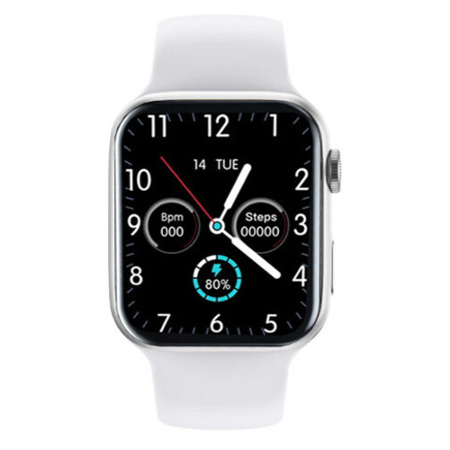 Смарт-годинник Smart Watch Series 6 Z32 PRO, 44mm Aluminium, 2 ремінці, white (8528) фото №4