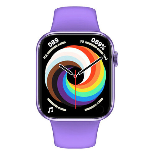 Смарт-годинник Smart Watch HW56 PLUS голосовой вызов беспроводная зарядка purple (8573) фото №2