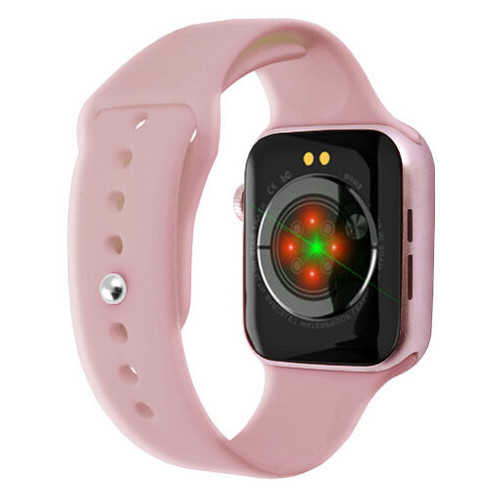 Смарт-годинник Smart Watch i12 Aluminium Viber голосовий виклик pink (8160) фото №5