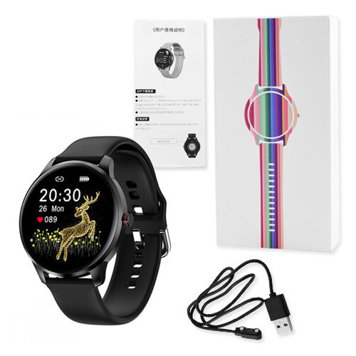 Смарт-годинник Smart Watch LW29 Full-touch Screen black (8335) фото №6