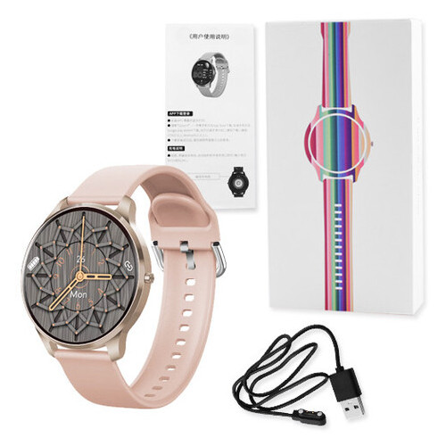 Смарт-годинник Smart Watch LW29 Full-touch Screen pink (8333) фото №6