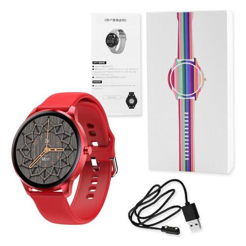 Смарт-годинник Smart Watch LW29 Full-touch Screen red (8334) фото №7