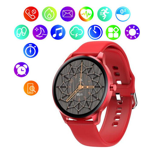 Смарт-годинник Smart Watch LW29 Full-touch Screen red (8334) фото №1