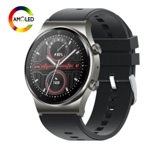 Смарт-годинник Smart Watch M46 голосовой вызов IP67 AMOLED screen grey (8570) фото №1