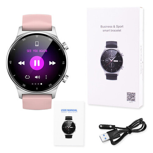 Смарт-годинник Smart Watch NK09 pink (8512) фото №6