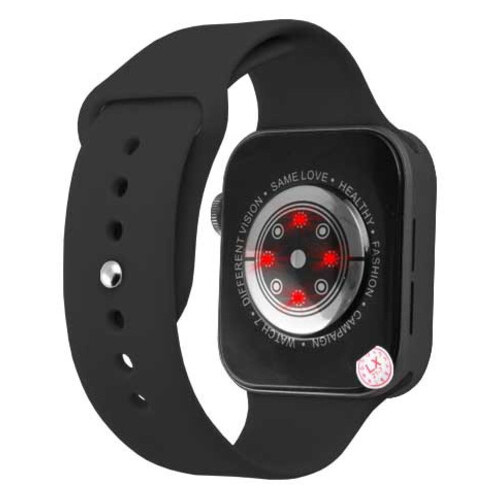 Смарт-годинник Smart Watch No.01 Pro голосовой вызов беспроводная зарядка black (8625) фото №3